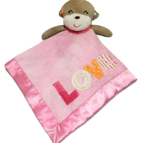 carter's monkey security blanket